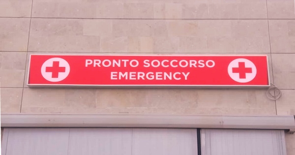 Paziente furioso danneggia il pronto soccorso di Frosinone